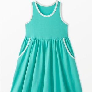 Hanna Andersson Turquoise Racerback Dress
